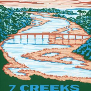 7 Creeks Recreation Area Park Poster -Kathy Stark